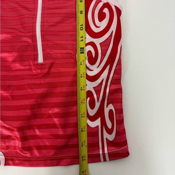 Sugoi Cycling Women’s Medium‎ Sleeveless Red And White Jersey Pockets In Back - Picture 7 of 8